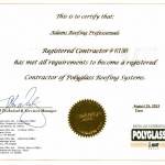 Contractor of Polyglass Roofing Systems