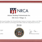 National Roofing Contractors Association Member Certificate