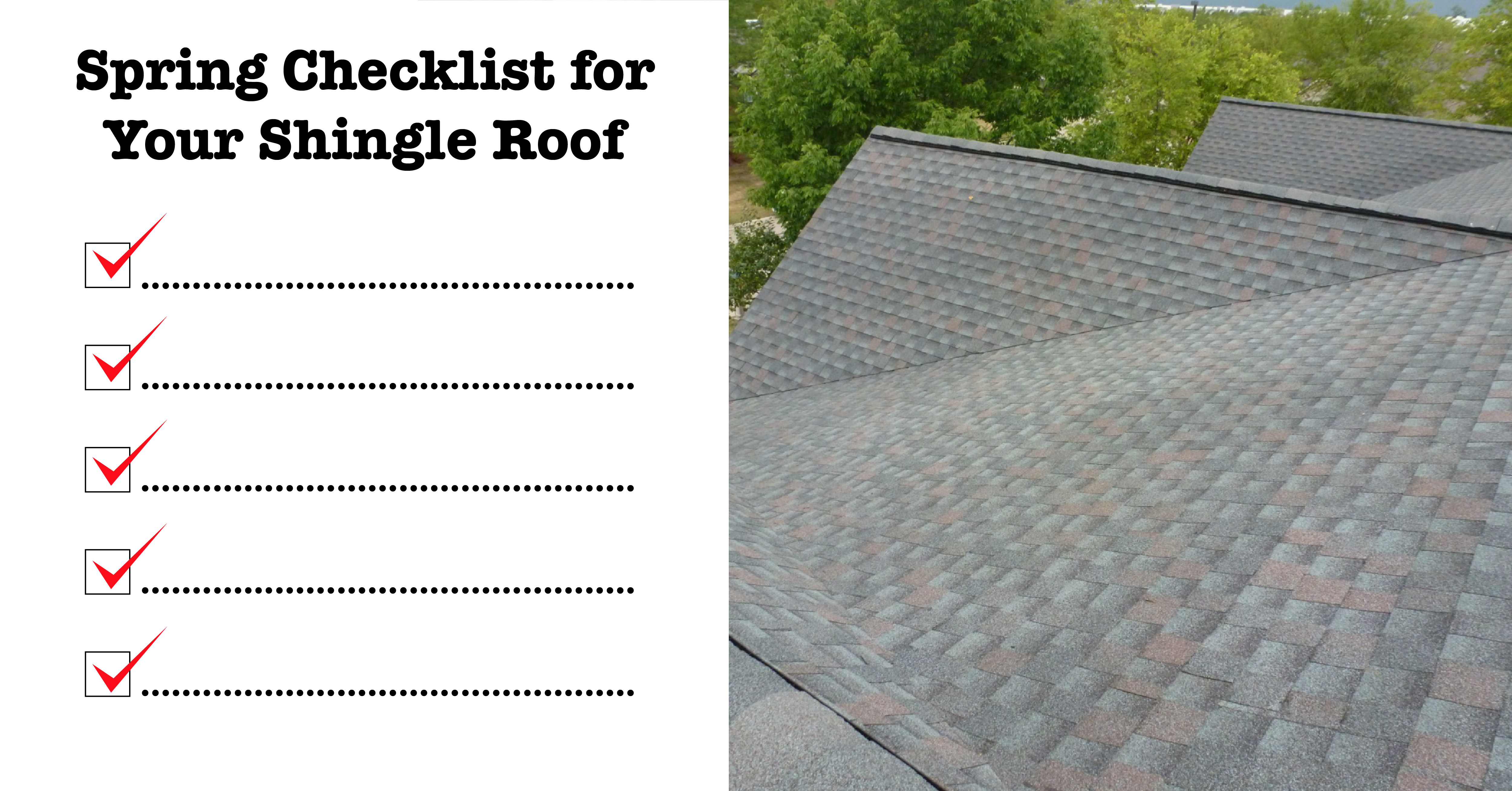 Spring Checklist for Your Shingle Roof